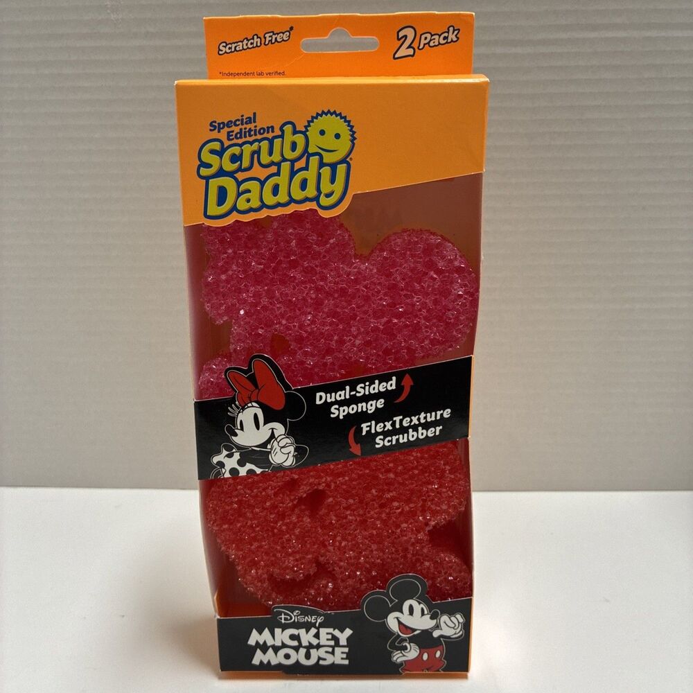 Mickey & Minnie Scrub Daddy Disney Dual Sided Cleaning Sponge Special Ed